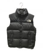 THE NORTH FACEザ ノース フェイス）の古着「ダウンジャケット　ND91843　NUPTSE VEST」｜ブラック