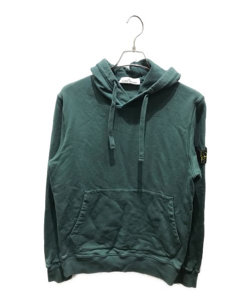 STONE ISLAND（ストーンアイランド）STONE ISLAND (ストーンアイランド) プルオーバーパーカー　741564151　21SS グリーン サイズ:Lの古着・服飾アイテム