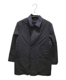 MACKINTOSH PHILOSOPHY（マッキントッシュフィロソフィー）の古着「ストレッチメモリータフタステンカラーコート　H1C16-821-29」｜ネイビー