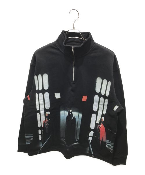 KITH（キス）KITH (キス) STAR WARS (スターウォーズ) ハーフジップスウェット　KHM031054 ブラック サイズ:Lの古着・服飾アイテム