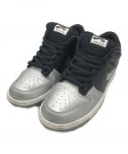 NIKE SB×SUPREMEナイキエスビー×シュプリーム）の古着「ローカットスニーカー　CK3480-001」｜シルバー×ブラック