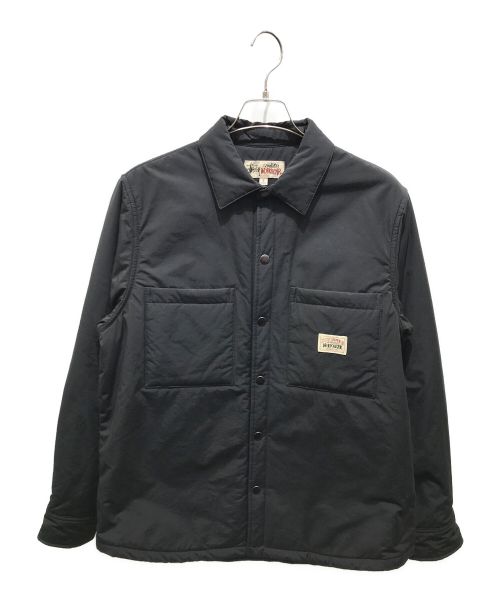 stussy（ステューシー）stussy (ステューシー) Padded Tech Over Shirt　1110275 ブラック サイズ:Sの古着・服飾アイテム