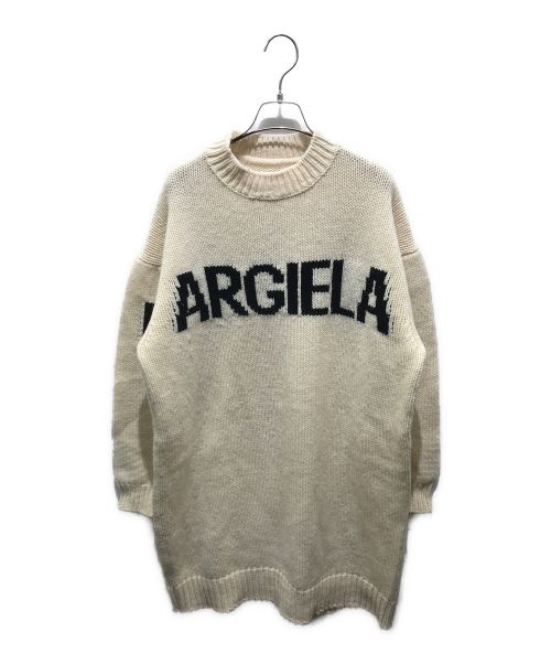 MM6 Maison Margiela（エムエムシックス メゾンマルジェラ）MM6 Maison Margiela (エムエムシックス メゾンマルジェラ) ニットワンピース　M60189 ホワイト サイズ:16Yの古着・服飾アイテム