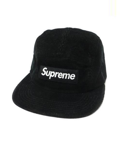 中古 古着通販 Supreme シュプリーム コーデュロイジェットキャップ ブラック Cord Croc Strap Camp Cap ブランド 古着通販 トレファク公式 Trefac Fashion