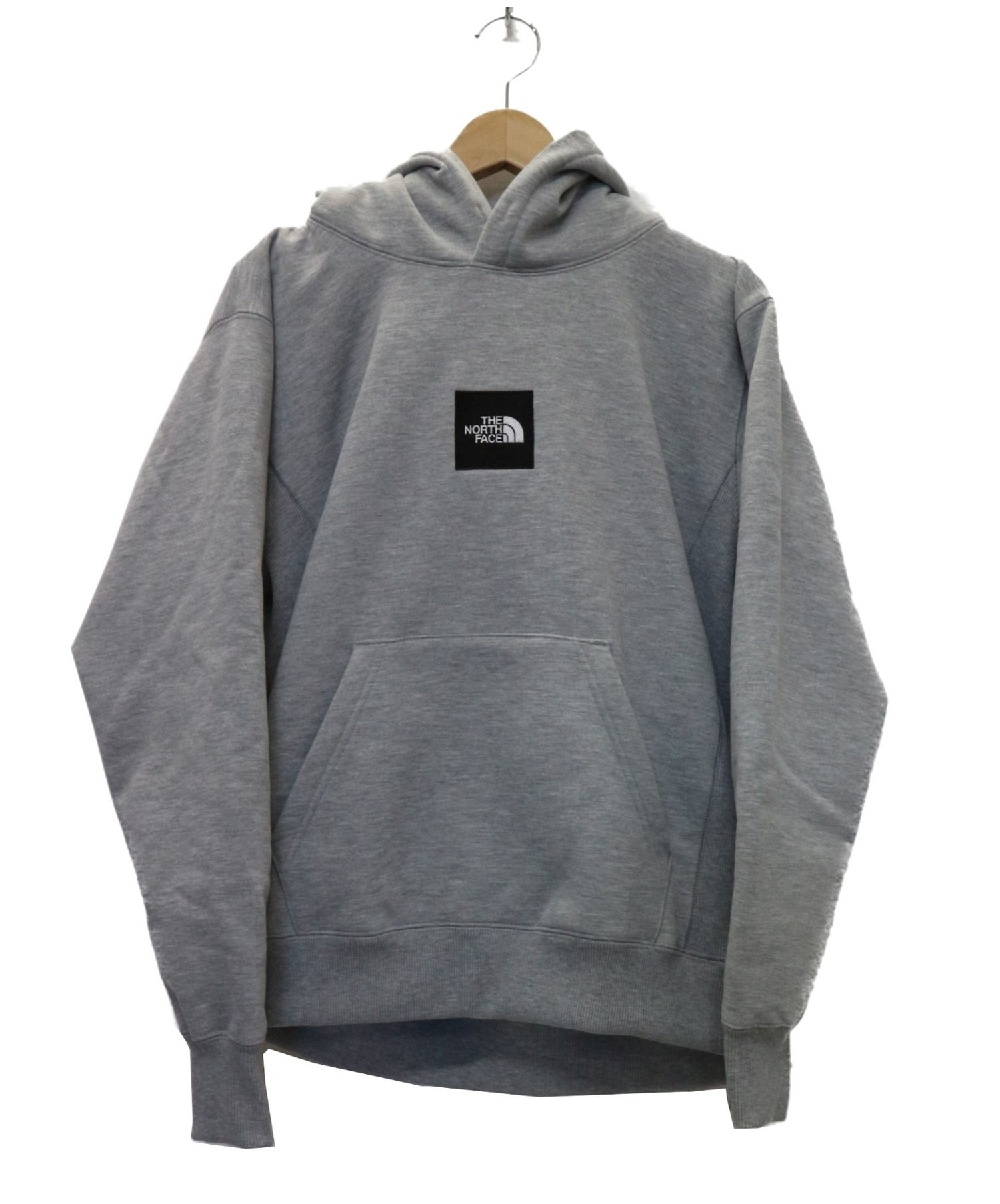 the north face heather logo big hoodie