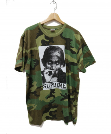 supreme camouflage t shirt