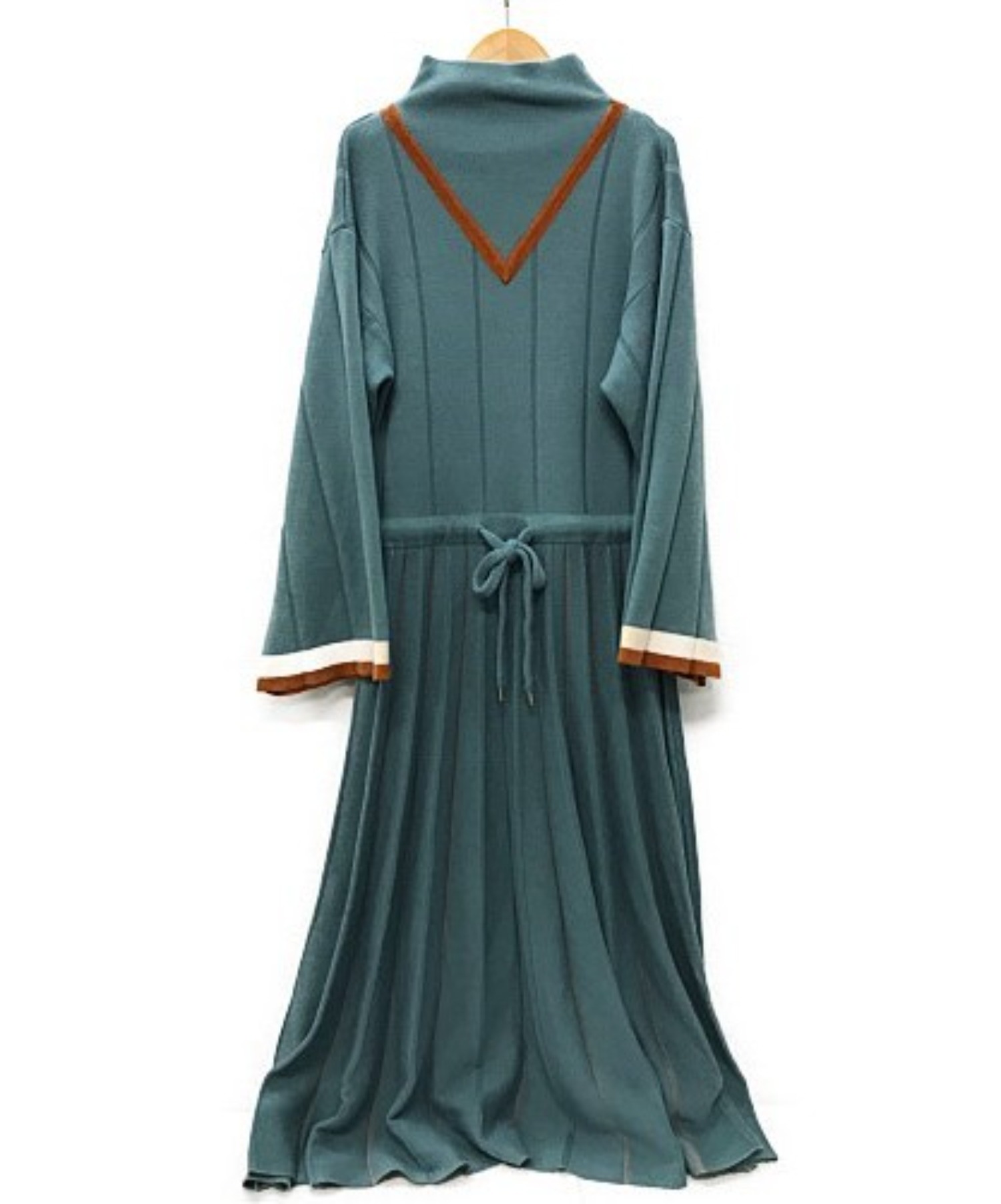 中古 古着通販 Pameo Pose パメオポーズ Pleats Knit Dress ワンピース スカイブルー サイズ Free 年ssモデル ブランド 古着通販 トレファク公式 Trefac Fashion