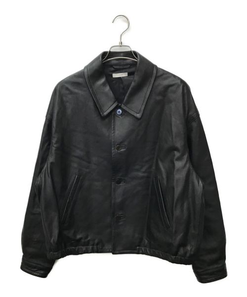 中古・古着通販】LIDnM (リドム) LEATHER SHORT BLOUSON ブラック