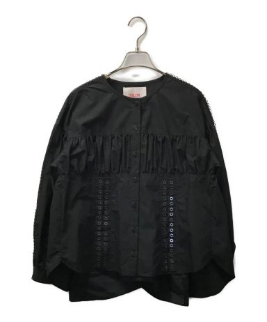 【中古・古着通販】SIIILON (シーロン) Prototype blouse ブラック