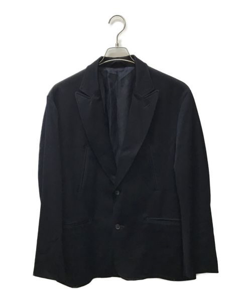 BLURHMS（ブラームス）blurhms (ブラームス) Wool Kersey Peaked Jacket ネイビー サイズ:3の古着・服飾アイテム