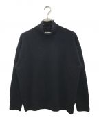 AURALEEオーラリー）の古着「BABY CASHMERE KNIT TURTLE NECK P/O」｜ブラック