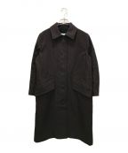 MHLエムエイチエル）の古着「BASIC WOOL MELTON COAT」｜ブラウン