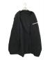 hLam (ラム) Zip Collarless Long Coat ブラック サイズ:L：8800円