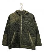 AVIREXアヴィレックス）の古着「COMBI QUILT ZIP PARKA」｜オリーブ