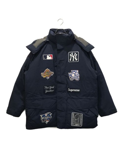 SUPREME（シュプリーム）SUPREME (シュプリーム) New York Yankees GORE TEX 700-Fill Down Jacket ネイビー サイズ:Lの古着・服飾アイテム