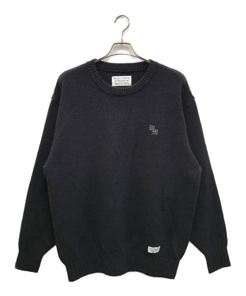 WACKO MARIA（ワコマリア）WACKO MARIA (ワコマリア) CLASSIC CREW NECK SWEATER(TYPE-2) グレー サイズ:L 未使用品の古着・服飾アイテム