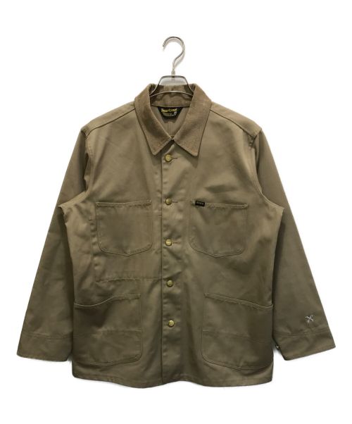 BLUCO WORK GARMENT（ブルコ ワーク ガーメント）BLUCO WORK GARMENT (ブルコ ワーク ガーメント) カバーオール ベージュ サイズ:Mの古着・服飾アイテム