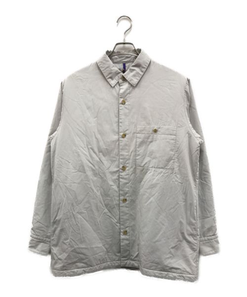 STEVEN ALAN×Yeti（スティーブンアラン×イエティ）STEVEN ALAN×Yeti (スティーブンアラン×イエティ) THINDOWN SHIRTS JACKET グレー サイズ:M 未使用品の古着・服飾アイテム