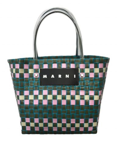 中古・古着通販】MARNI (マルニ) ピクニックバッグ グリーン｜ブランド