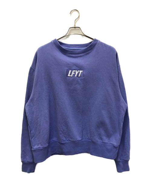 LFYT（エルエフワイティー）LFYT (エルエフワイティー) LFYT BOX LOGO CREWNECK SWEATSHIRT スカイブルー サイズ:Lの古着・服飾アイテム