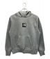 THE NORTH FACE（ザ ノース フェイス）の古着「SQUARE LOGO BIG HOODIE」｜グレー