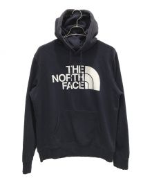 THE NORTH FACE（ザ ノース フェイス）の古着「ロゴプルオーバーパーカー」｜ネイビー