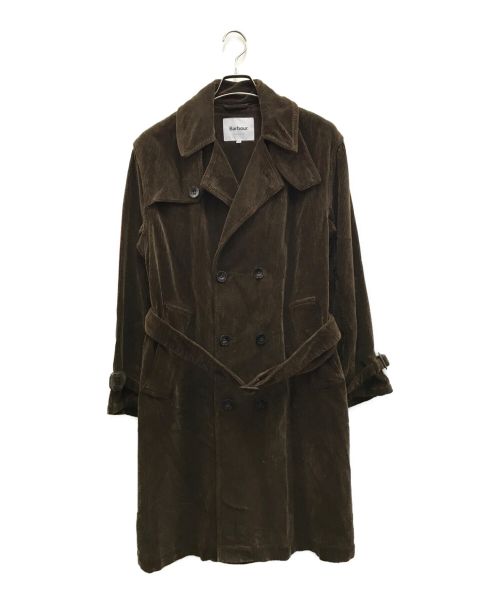 Barbour（バブアー）Barbour (バブアー) WHITLEY TRENCH COAT CORDULOY ブラウン サイズ:36の古着・服飾アイテム