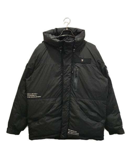 Schott（ショット）Schott (ショット) And A (アンド エー) 別注2TONE DOWN JACKET ブラック サイズ:Lの古着・服飾アイテム