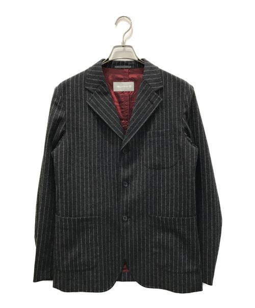 Karrimor（カリマー）Karrimor (カリマー) Wool striped 3B jacket グレー サイズ:Sの古着・服飾アイテム