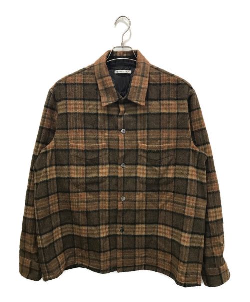 OUR LEGACY（アワーレガシー）OUR LEGACY (アワーレガシー) HEUSEN SHIRT FOX BROWN CHECK ブラウン サイズ:50の古着・服飾アイテム