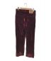 MARC JACOBS (マーク ジェイコブス) The Liquid Velvet Trousers ボルドー サイズ:6：5000円