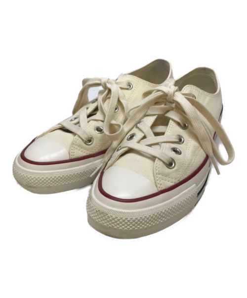 CONVERSE ADDICT（コンバース アディクト）CONVERSE ADDICT (コンバース アディクト) CHUCK TAYLOR CANVAS OX アイボリー サイズ:25.5の古着・服飾アイテム