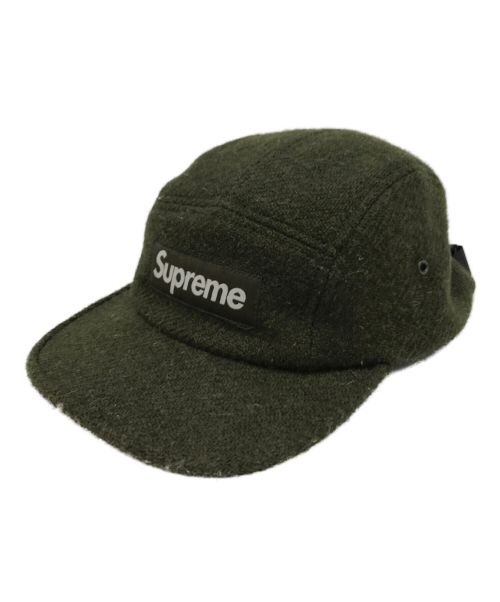 SUPREME（シュプリーム）SUPREME (シュプリーム) Harris Tweed Camp Cap（ハリスツイードキャンプキャップ） ブラウンの古着・服飾アイテム