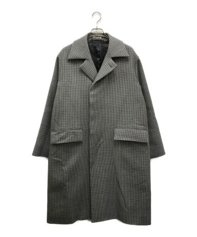 AURALEE＞DOUBLE FACE CHECK COAT/コート. - ステンカラーコート