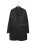 BLACK COMME des GARCONS（ブラック コムデギャルソン）の古着「ポリ縮絨スター3Bロングジャケット」｜ブラック
