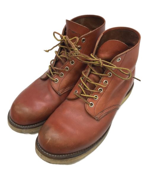 RED WING（レッドウィング）RED WING (レッドウィング) クラシックプレーントゥブーツ レッド サイズ:27の古着・服飾アイテム