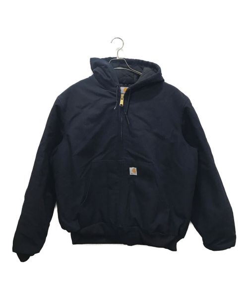 CarHartt（カーハート）CarHartt (カーハート) FIRM DUCK INSULATED FLANNEL-LINED ACTIVE JACKET（ダック フランネルライン アクティブジャケット ） ネイビー サイズ:Lの古着・服飾アイテム