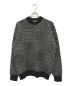 AURALEE（オーラリー）の古着「HARD TWIST MERINO JACQUARD KNIT BIG P/O」｜ブラック