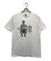 stussy（ステューシー）の古着「ROUGH AND RUGGED GEAR オールドTシャツ」｜ホワイト