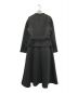 AMeLIE (アメリ) CARDBOARD FLARE DRESS COAT ブラック サイズ:M：22800円