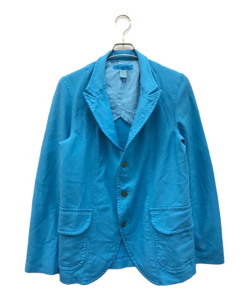COMME des GARCONS SHIRT（コムデギャルソンシャツ）COMME des GARCONS SHIRT (コムデギャルソンシャツ) テーラードジャケット ブルー サイズ:Sの古着・服飾アイテム