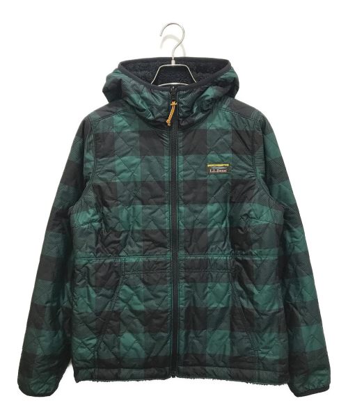 L.L.Bean（エルエルビーン）L.L.Bean (エルエルビーン) PRIMALOFT リバーシブルボアフリースジャケット ブラック サイズ:XSの古着・服飾アイテム