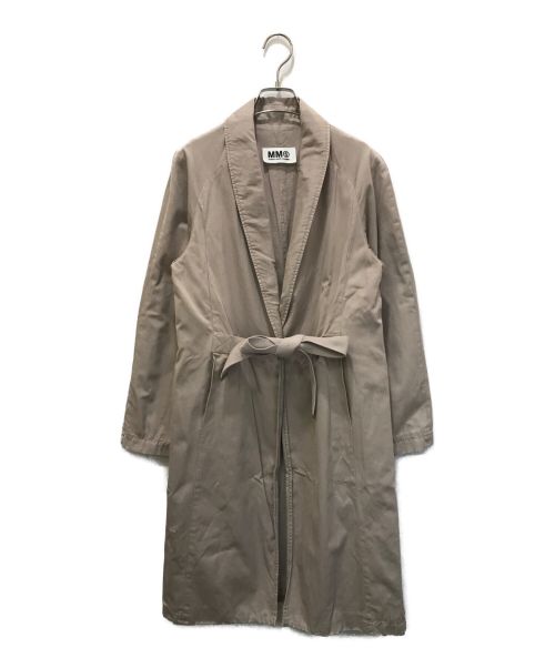 MM6 Maison Margiela（エムエムシックス メゾンマルジェラ）MM6 Maison Margiela (エムエムシックス メゾンマルジェラ) チェスターコート ベージュ サイズ:36の古着・服飾アイテム