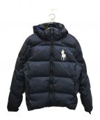 POLO RALPH LAURENポロ・ラルフローレン）の古着「Big Pony Down Parka Jacket」｜ネイビー