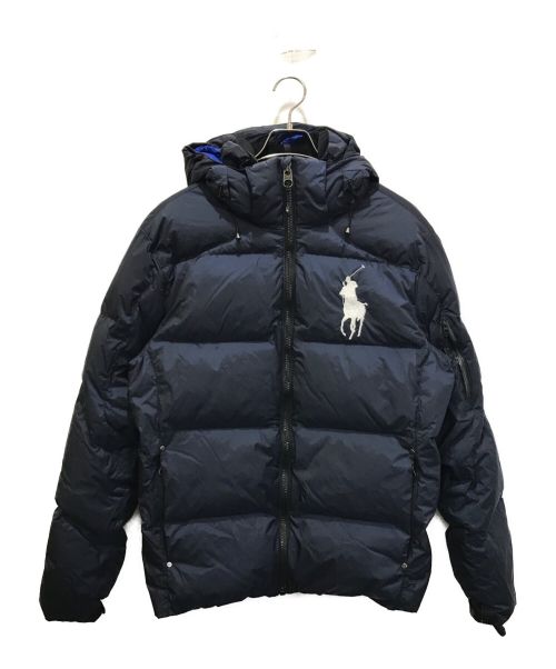 POLO RALPH LAUREN（ポロ・ラルフローレン）POLO RALPH LAUREN (ポロ・ラルフローレン) Big Pony Down Parka Jacket ネイビー サイズ:Lの古着・服飾アイテム