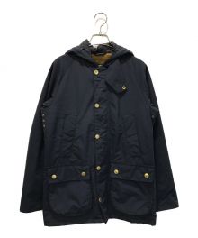 Barbour×EDIFICE（バブアー×エディフィス）の古着「フーデッドビデイルジャケット」｜ネイビー