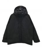 DANTONダントン）の古着「DOWN ARMY HOODED JACKET（ダウンアーミーフーデットジャケット）」｜ブラック