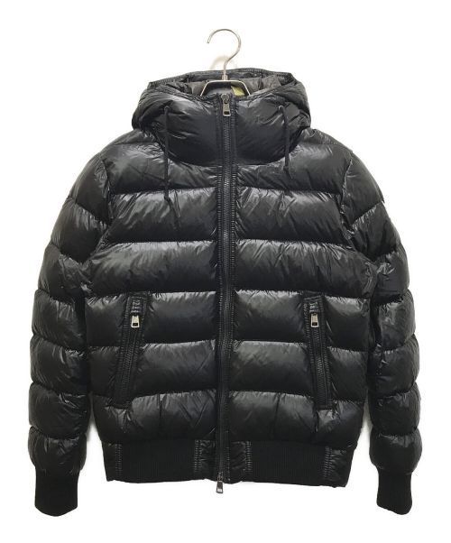 MONCLER（モンクレール）MONCLER (モンクレール) MARQUE ダウンジャケット ブラックの古着・服飾アイテム