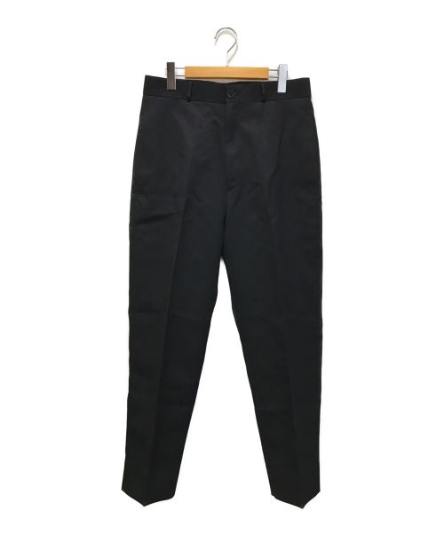 H BEAUTY&YOUTH（エイチ ビューティアンドユース）H BEAUTY&YOUTH (エイチ ビューティアンドユース) WORSTED GENTLE TAPERED PANTS ブラック サイズ:Mの古着・服飾アイテム