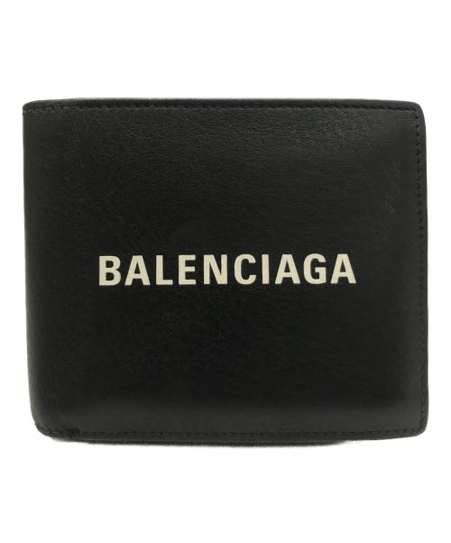 BALENCIAGA（バレンシアガ）BALENCIAGA (バレンシアガ) EVERYDAY スクエアウォレット ブラックの古着・服飾アイテム